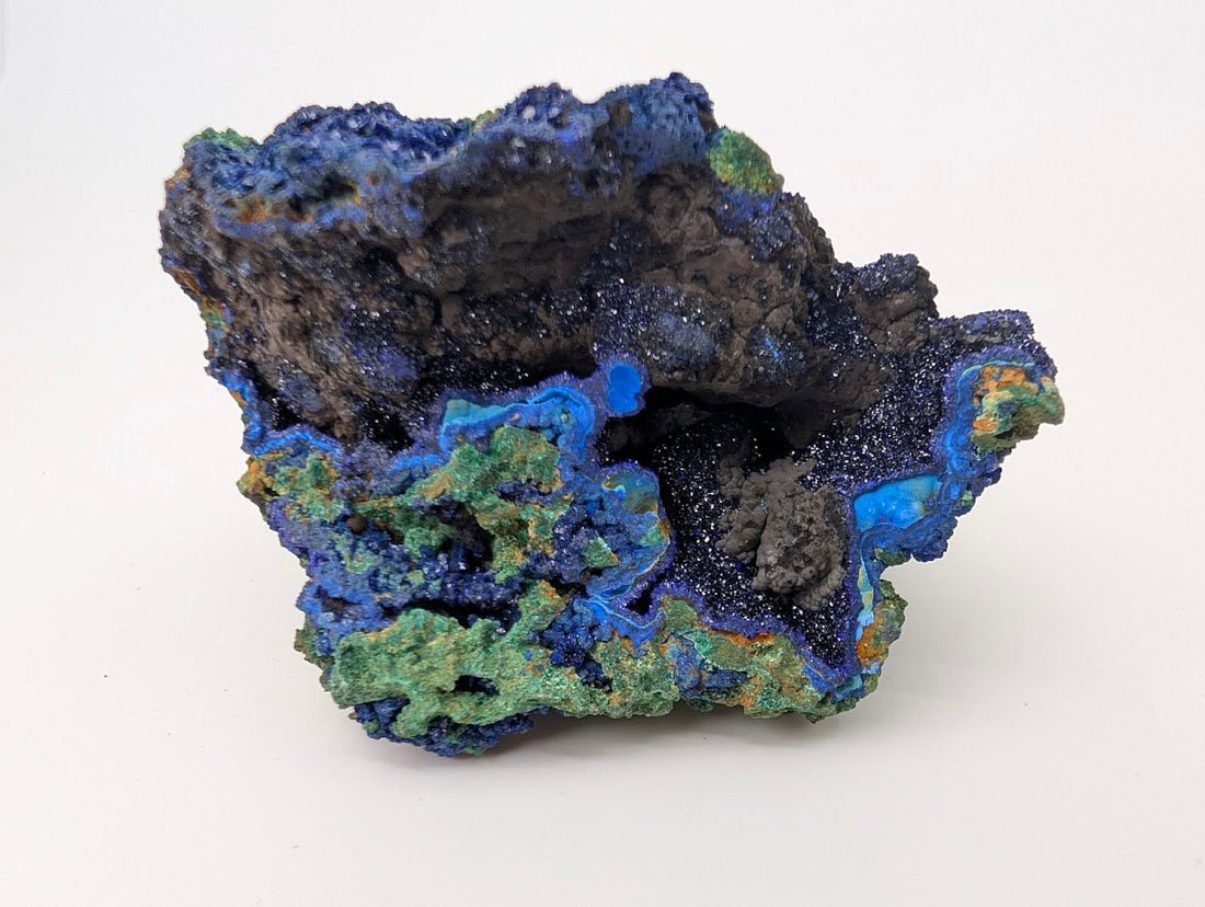 Azurite and Malachite Vugs: A Geological Marvel from Liufengshan Mine, China - Legacy Crystals and Minerals