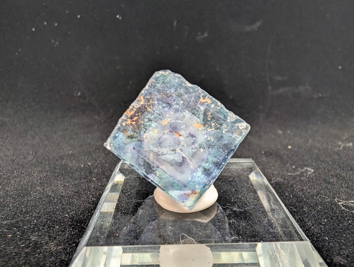 1 - Inch Fluorite Cube with Pyrite – Yaogangxian, China - Legacy Crystals and Minerals
