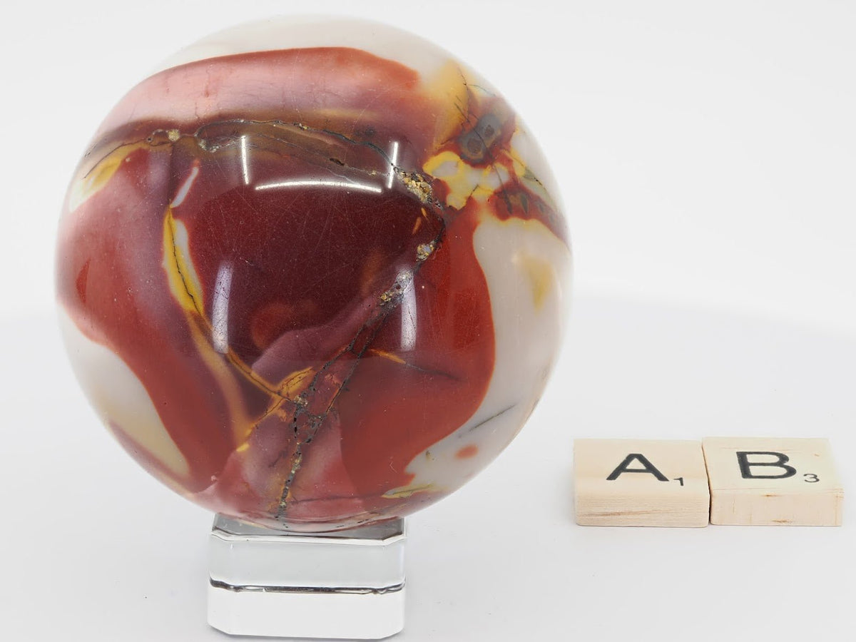The Natural Earth Series: Perfectly Imperfect - Mookaite Spheres - Legacy Crystals and Minerals