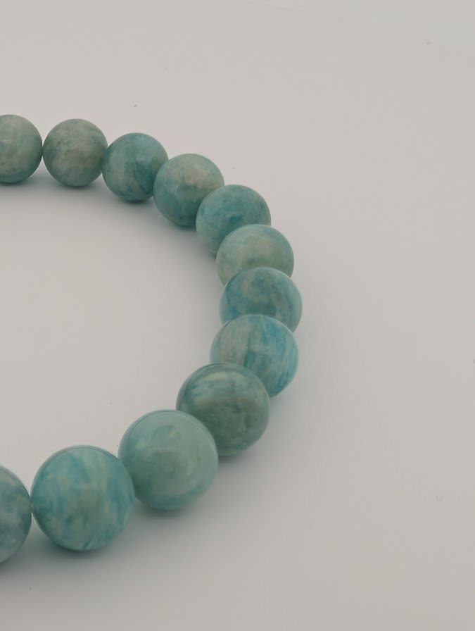 Amazonite Bracelet — 8mm & Chip - Legacy Crystals and Minerals