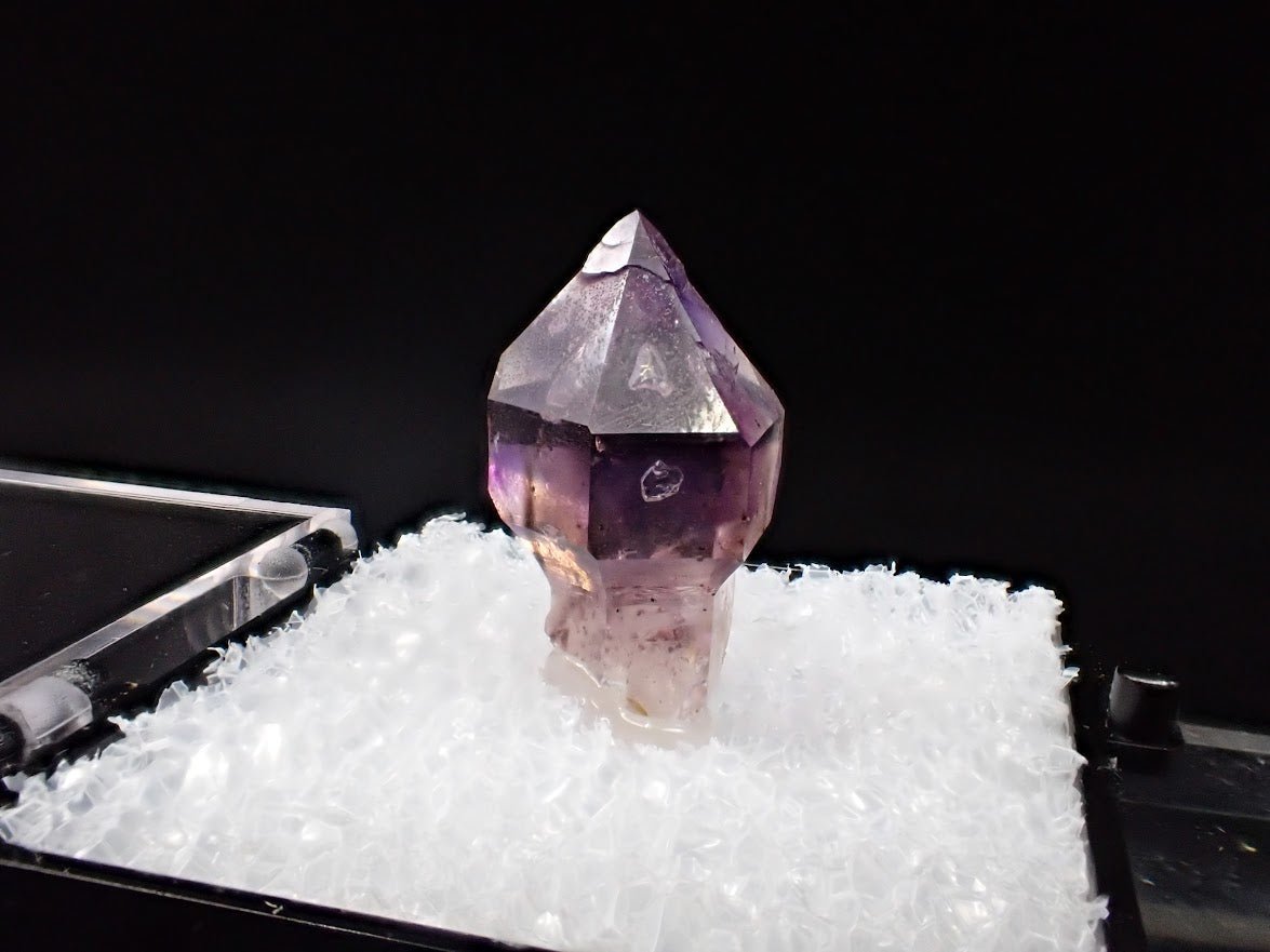 Amethyst Scepter – Goboboseb Mountains, Namibia – Vivid Purple Color – Micro Specimen (17mm) - Legacy Crystals and Minerals
