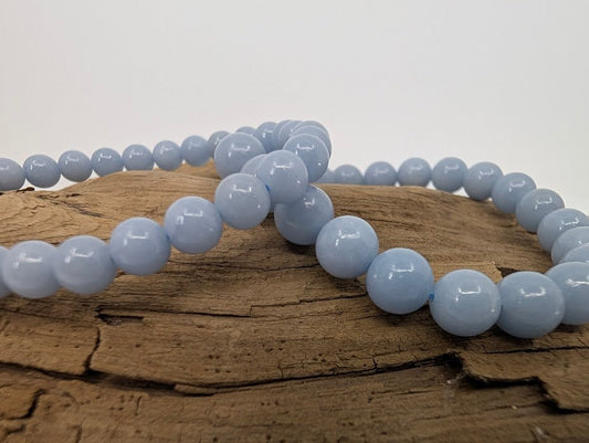Angelite Bracelet — 6mm & 8mm - Legacy Crystals and Minerals