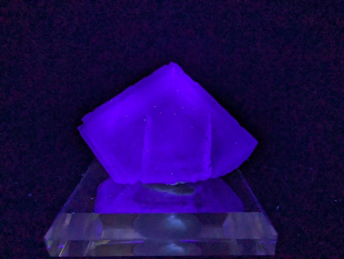 Blue Jelly Fluorite with Phantom Zoning – Yaogangxian (YGX) Mine, China - Legacy Crystals and Minerals