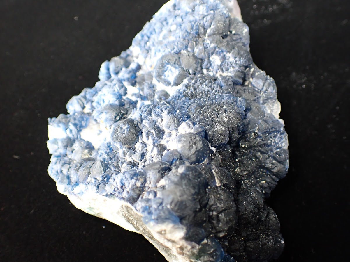 Blueberry Fluorite Huanggang Mine, China - Legacy Crystals and Minerals