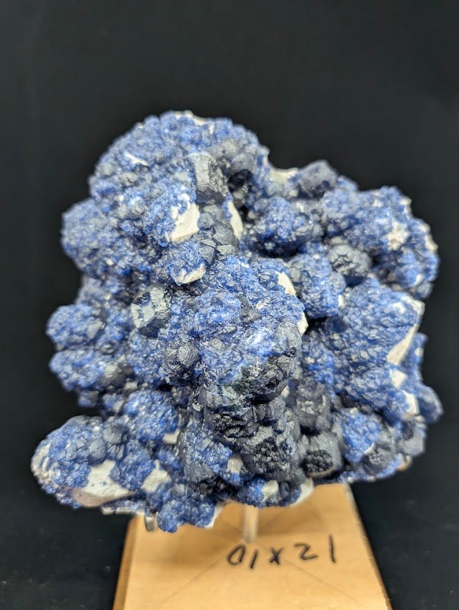 Blueberry Fluorite with Cubic "Window" Formation – A One - of - a - Kind Collector’s Masterpiece - Legacy Crystals and Minerals
