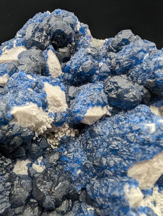 Blueberry Fluorite with Cubic "Window" Formation – A One - of - a - Kind Collector’s Masterpiece - Legacy Crystals and Minerals