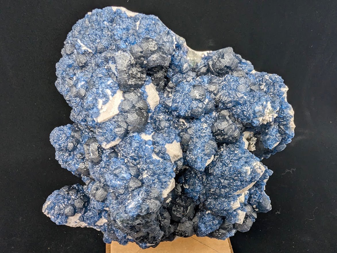 Blueberry Fluorite with Cubic "Window" Formation – A One - of - a - Kind Collector’s Masterpiece - Legacy Crystals and Minerals