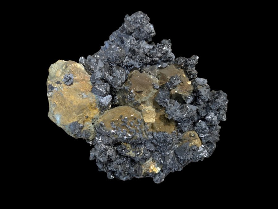 Chalcopyrite, Galena and Sphalerite – Krushev Dol Mine, Bulgaria - Legacy Crystals and Minerals