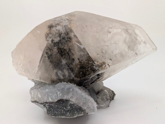 Dogtooth Calcite with Dendritic Inclusions and Sugar Sphalerite - Legacy Crystals and Minerals