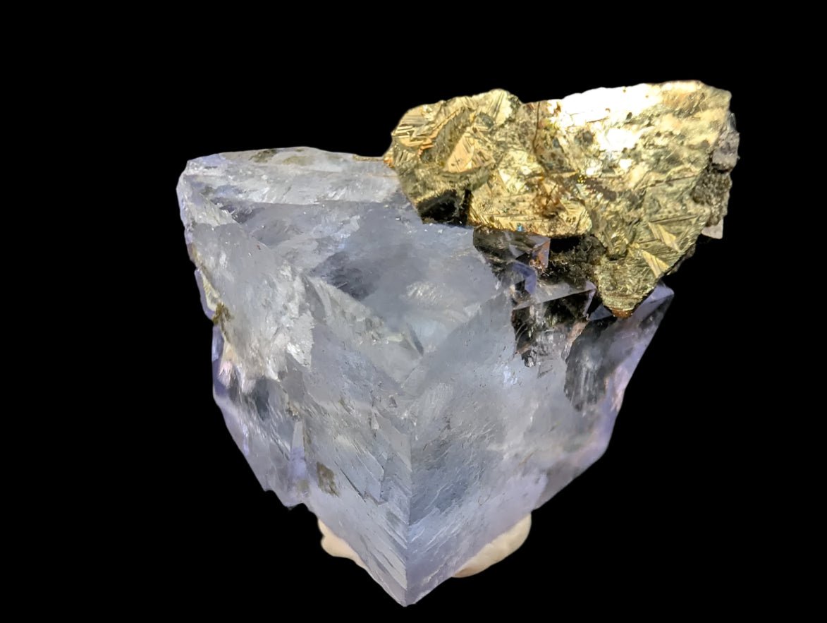 Fluorite with Pyrite - Yaogangxian Mine, China - Legacy Crystals and Minerals