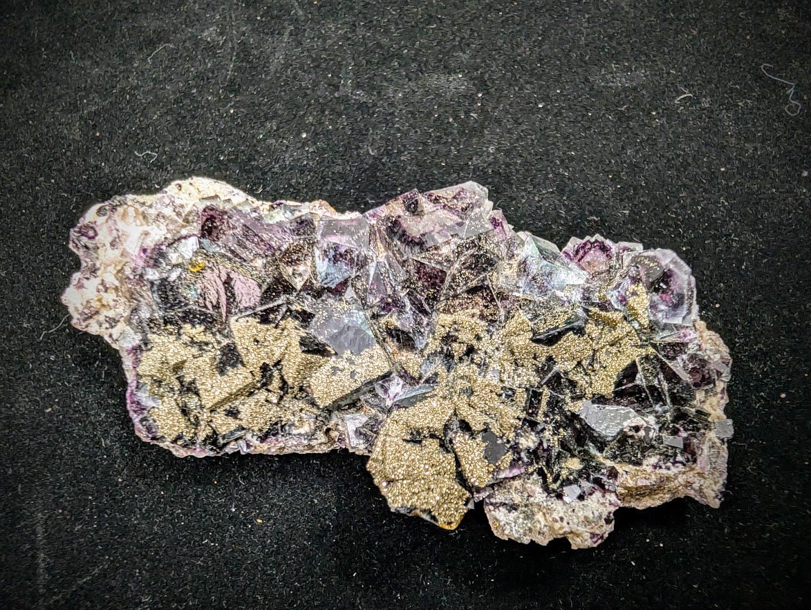Fluorite with Pyrite - Yindu Mine, Inner Mongolia - Legacy Crystals and Minerals