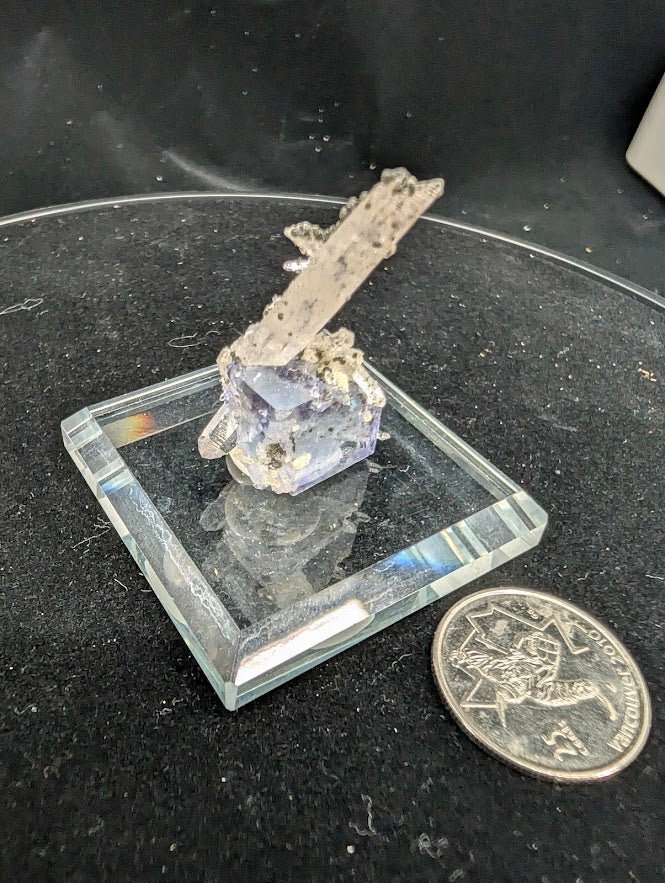 Fluorite with Quartz - Yaogangxian Mine, China - Legacy Crystals and Minerals