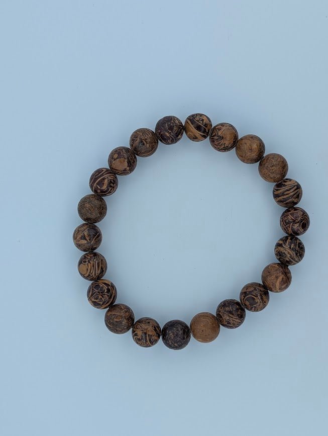 Golden Jade Bracelet — 8mm Beads - Legacy Crystals and Minerals
