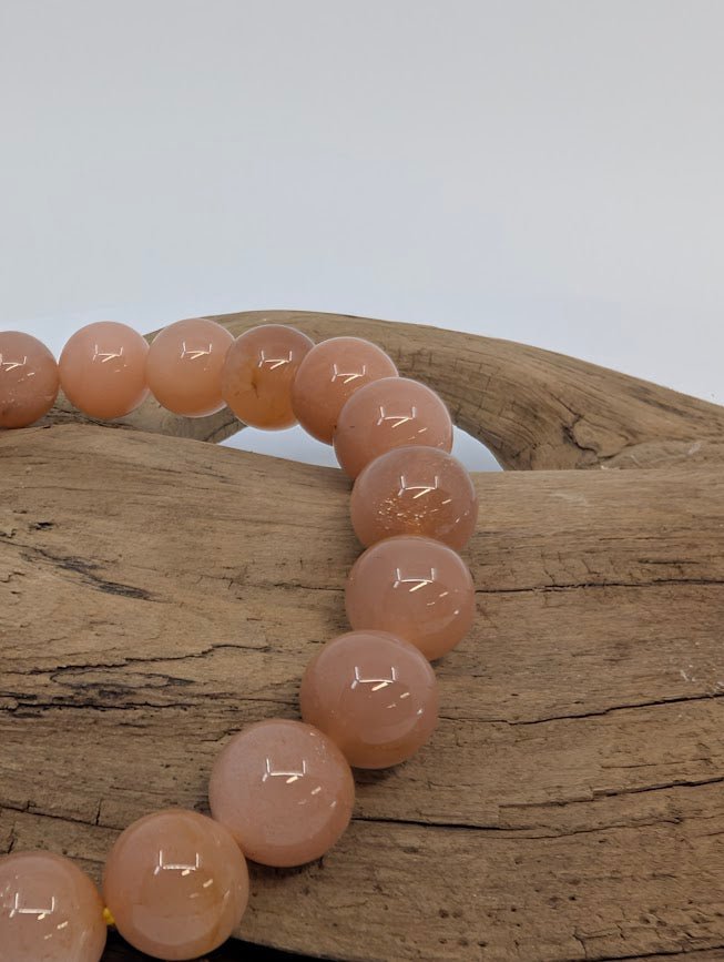 Golden Sunstone Bracelet — 8mm Beads - Legacy Crystals and Minerals
