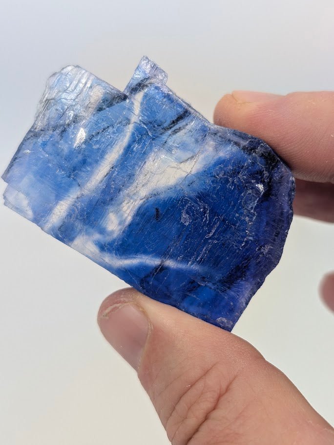 Elite museum-grade blue halite with exceptional saturation and clarity