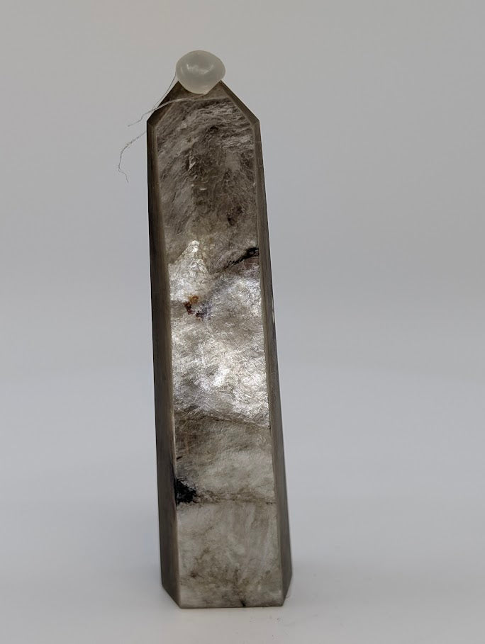 Angled view of Golden Mica tower highlighting zoning and color transition