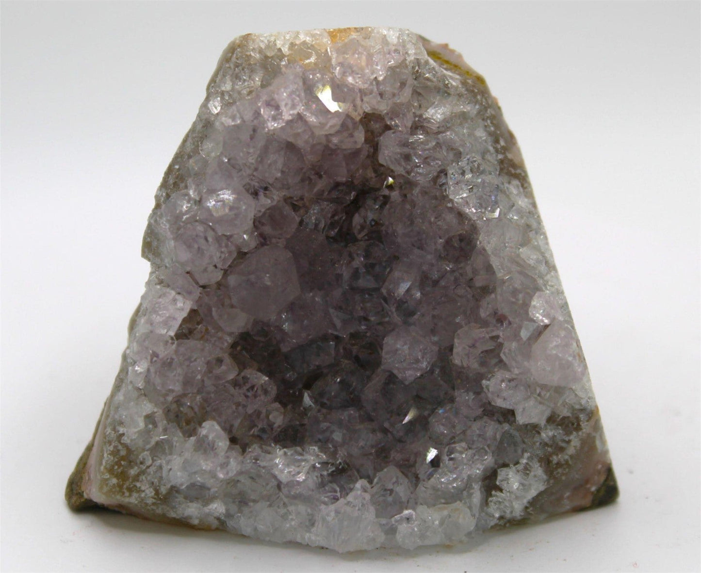Natural Light Pink Amethyst Crystal Cluster tower from Brazil Approx. 6 cm x 5 cm x 5 cm - Legacy Crystals and Minerals