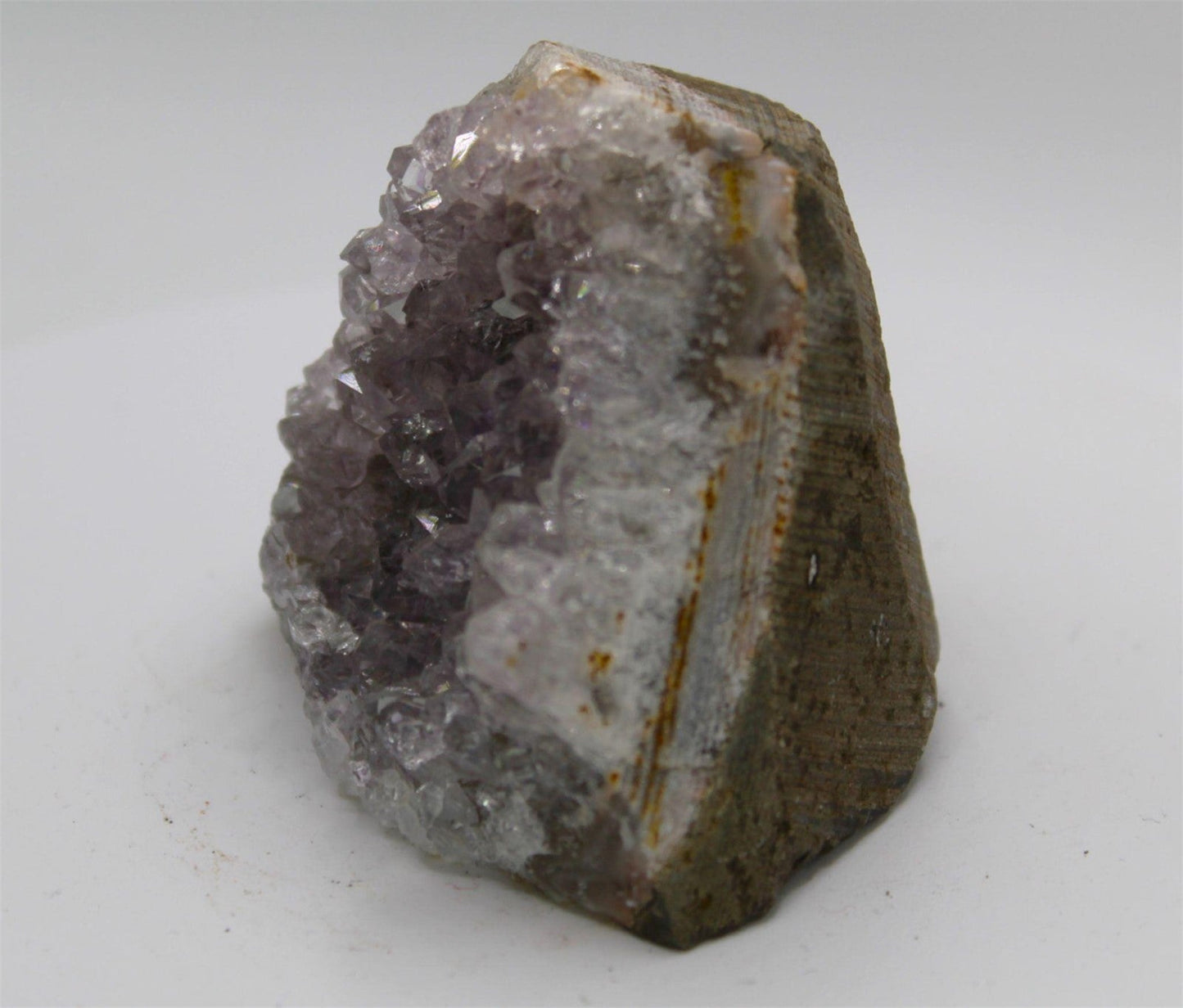 Natural Light Pink Amethyst Crystal Cluster tower from Brazil Approx. 6 cm x 5 cm x 5 cm - Legacy Crystals and Minerals