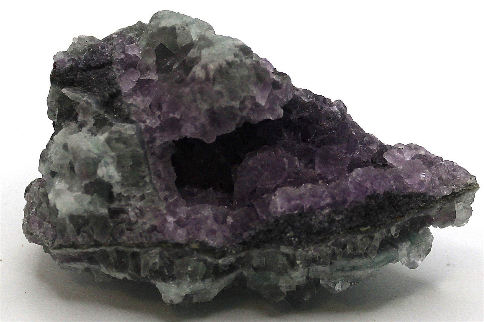 Natural Rainbow Fluorite Cluster – Radiant Specimen from Hunan