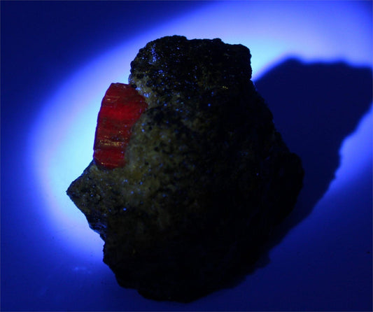 Natural Ruby Crystals in Quartz and Calcite with Mica - Origin: Burma - Legacy Crystals and Minerals