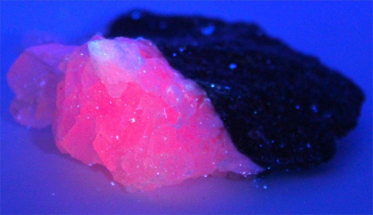 Pink Calcite (UV Reactive) – China - Legacy Crystals and Minerals