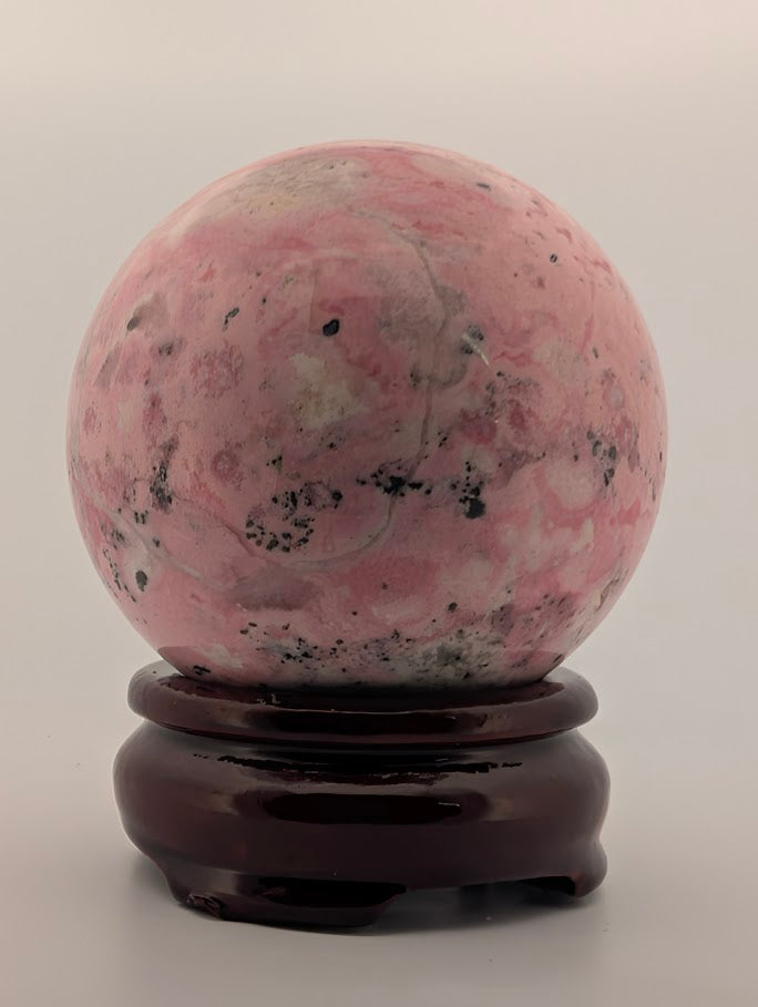 Close-up view showing smooth polish and color layering