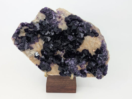 Purple Window Fluorite - Anhui, China - Legacy Crystals and Minerals