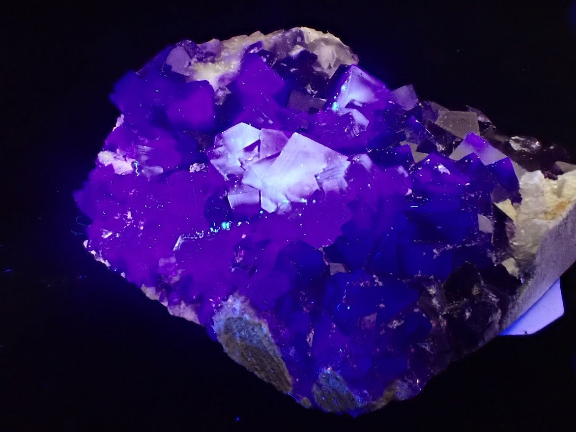Purple Window Fluorite - Anhui Province, China - Legacy Crystals and Minerals