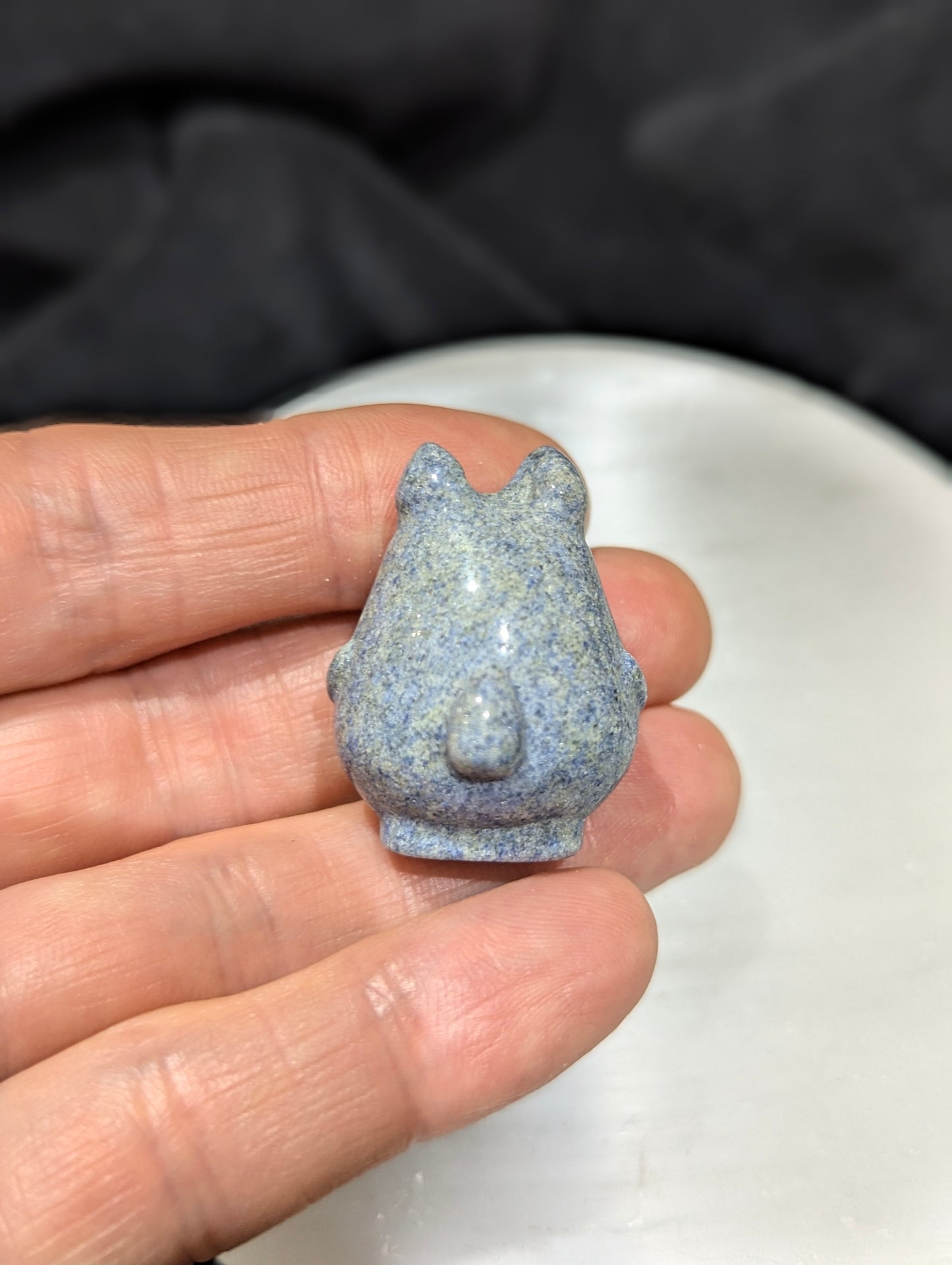 Tiny Totoro Mineral Totem ~ 1"