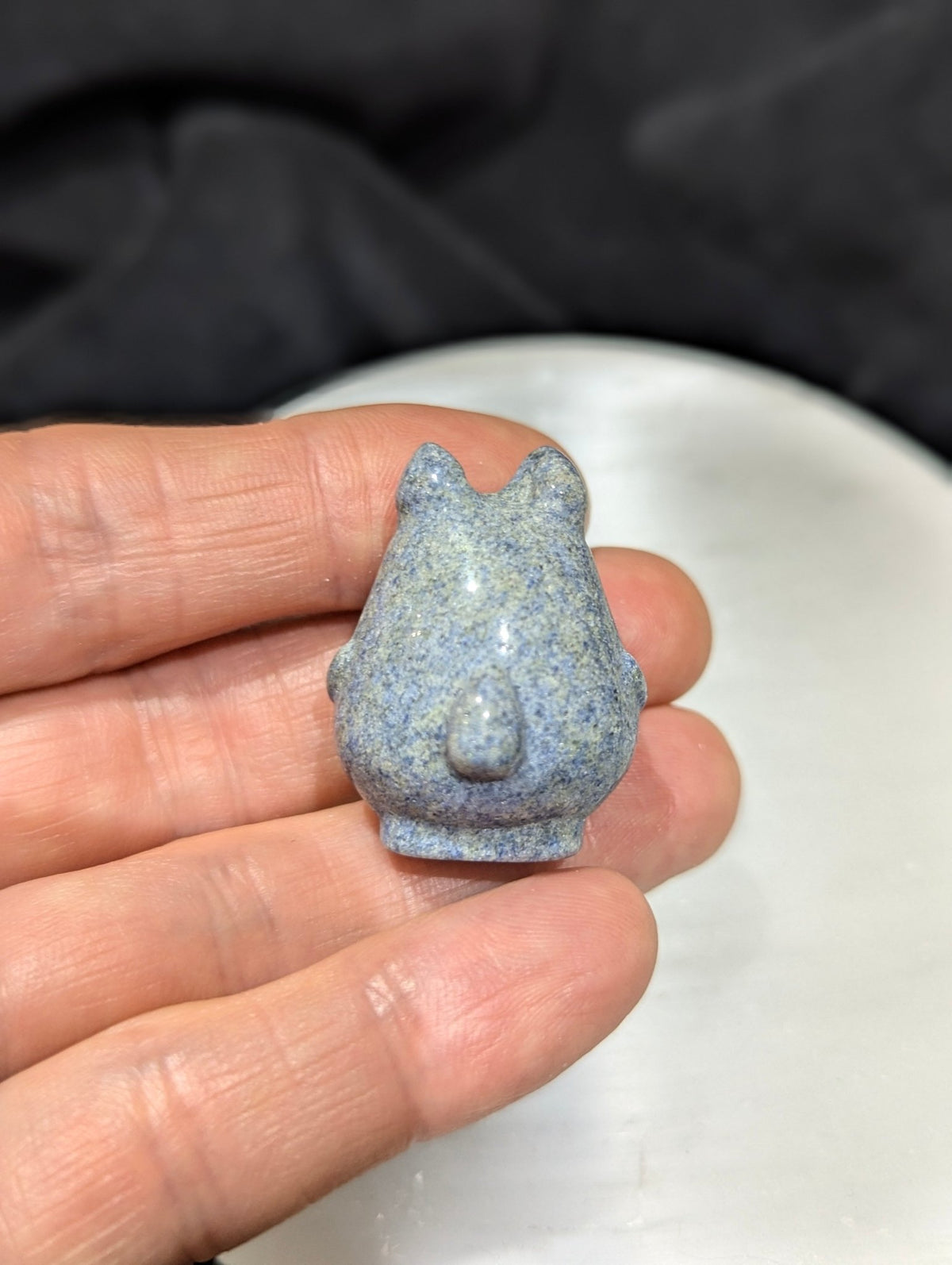 Tiny Totoro Mineral Totem ~ 1" - Legacy Crystals and Minerals