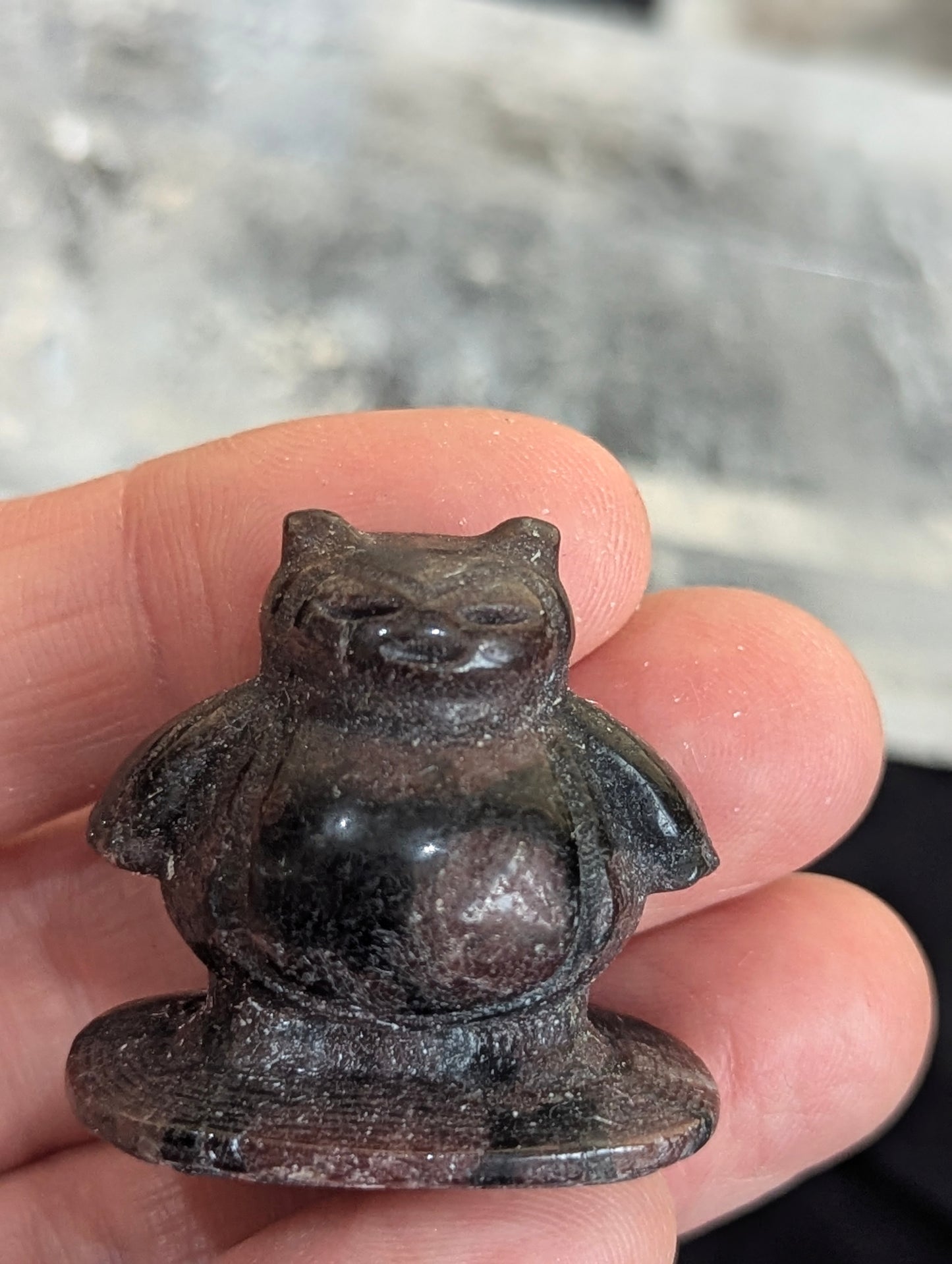 Snorlax Mineral Totem ~ 1"