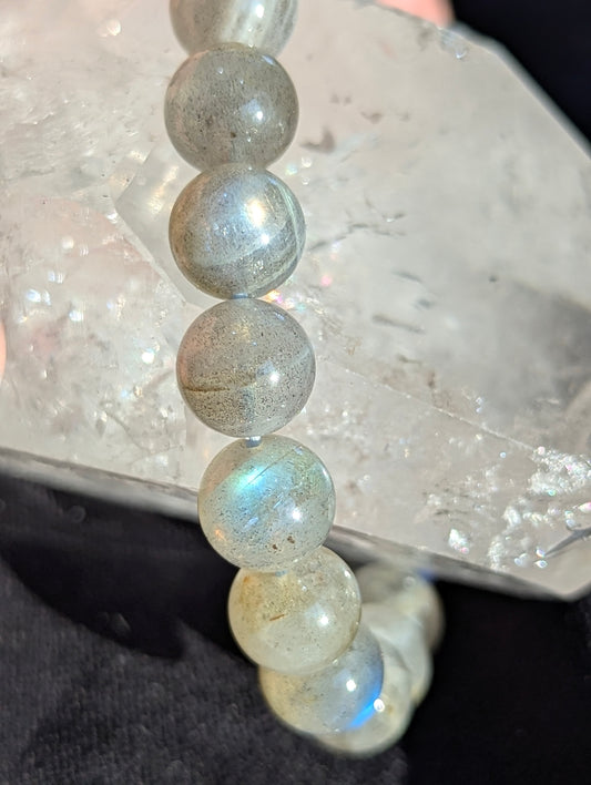 Labradorite Beaded Bracelet (10mm) High Quality