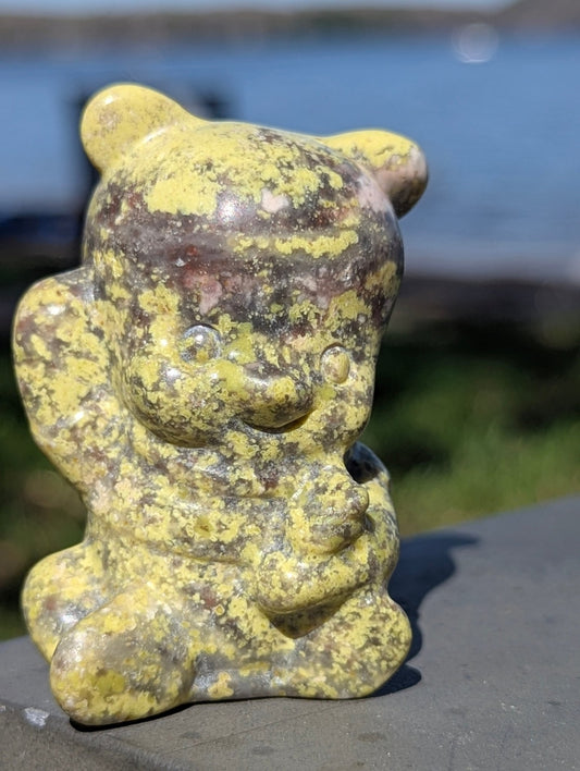 Winnie-the-Pooh Mineral Carvings - 2.5" - Legacy Crystals and Minerals