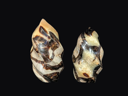 Septarian "Dragon Stone" Nodule Flame Carving – Madagascar - Legacy Crystals and Minerals