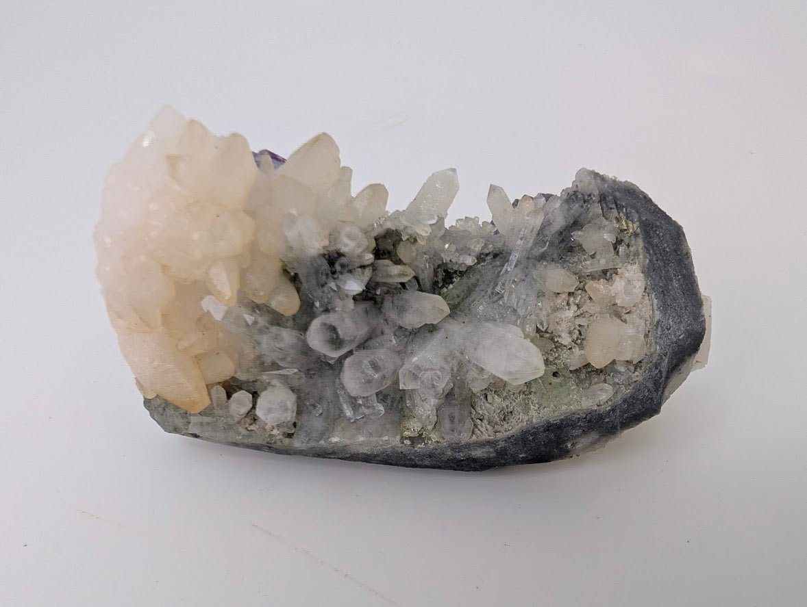 Shangbao Fluorite with Quartz – UV Reactive Collector’s Specimen - Legacy Crystals and Minerals
