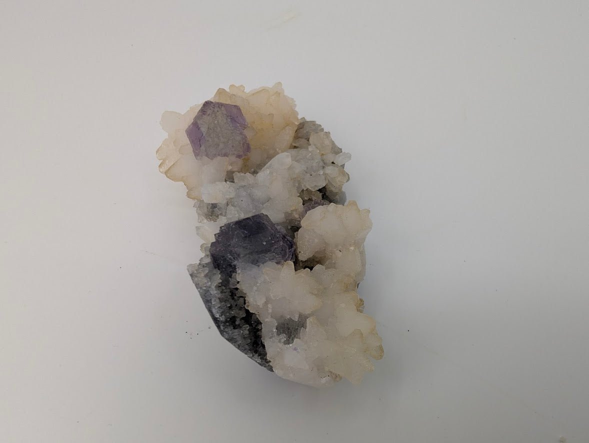 Shangbao Fluorite with Quartz – UV Reactive Collector’s Specimen - Legacy Crystals and Minerals