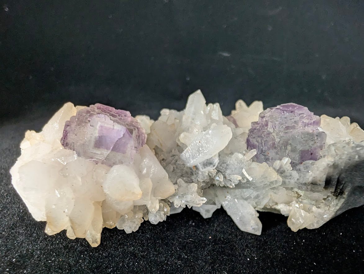 Shangbao Fluorite with Quartz – UV Reactive Collector’s Specimen - Legacy Crystals and Minerals