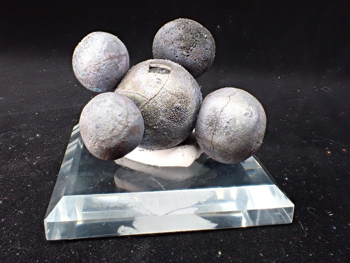 Spherical Chalcopyrite Cluster – 2 x 2 Inches – 50 Grams – Tonglushan Mine, China - Legacy Crystals and Minerals