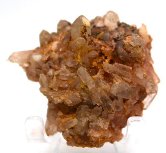 Tangerine Quartz Crystal Cluster from Brazil - Legacy Crystals and Minerals