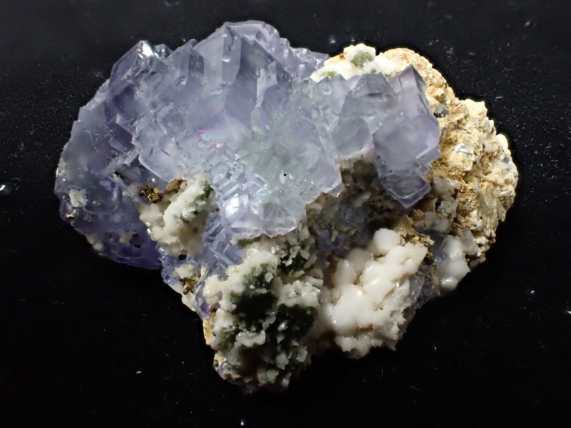 Vibrant Purple Fluorite from the Yaogangxian (YGX) Mine (1″ × 1″ × 1″, 37g) - Legacy Crystals and Minerals