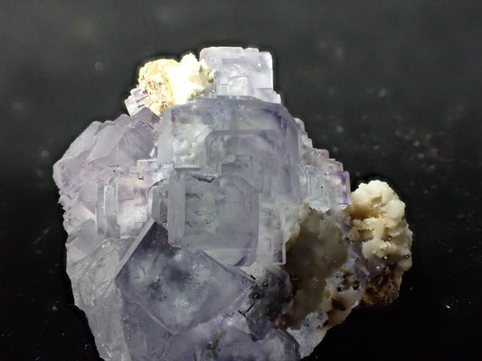 Vibrant Purple Fluorite from the Yaogangxian (YGX) Mine (1″ × 1″ × 1″, 37g) - Legacy Crystals and Minerals