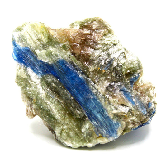 Vivid Blue Kyanite in Mica Matrix from USA – 7 cm Mineral Specimen - Legacy Crystals and Minerals