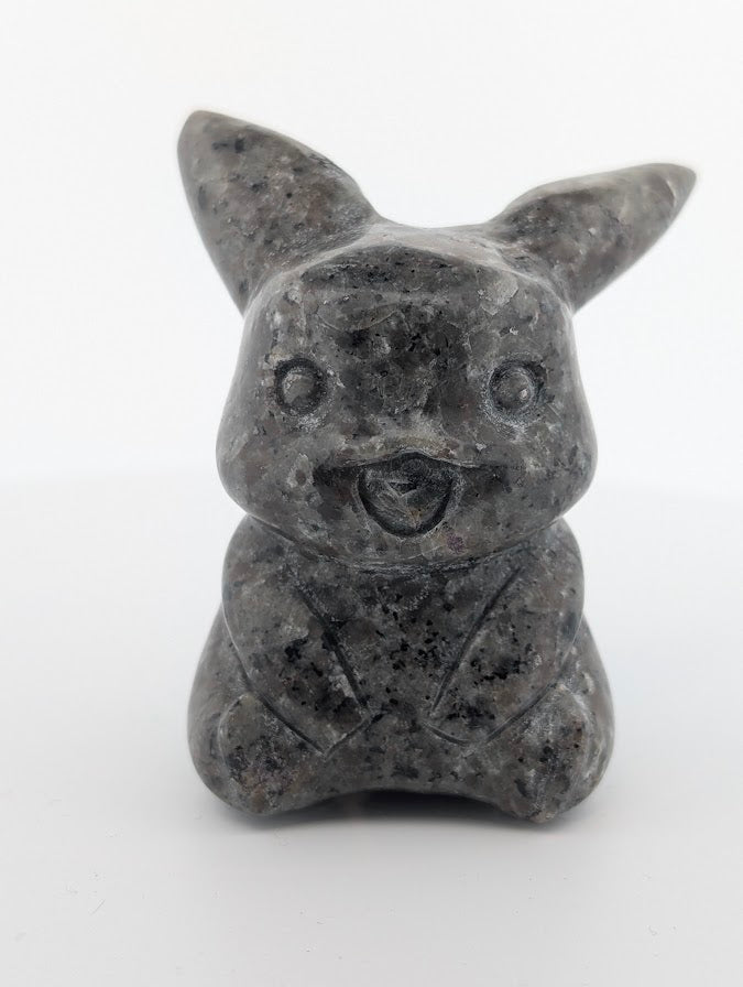 Yooperlite Pokémon‑Inspired Carvings — UV Fluorescent Crystal Figures (2.25–2.75 in, 110–295 g) - Legacy Crystals and Minerals