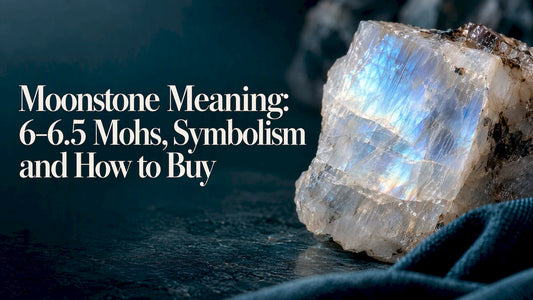 Moonstone showing blue-white adularescence