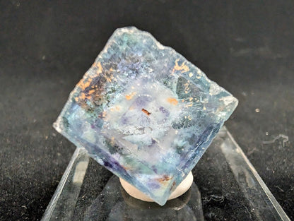 1 - Inch Fluorite Cube with Pyrite – Yaogangxian, China - Legacy Crystals and Minerals