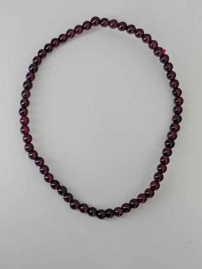 3mm Garnet Bracelet