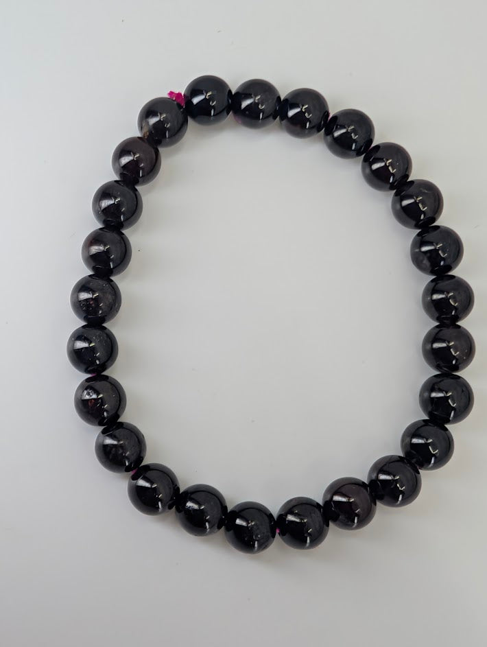 7mm garnet bracelet