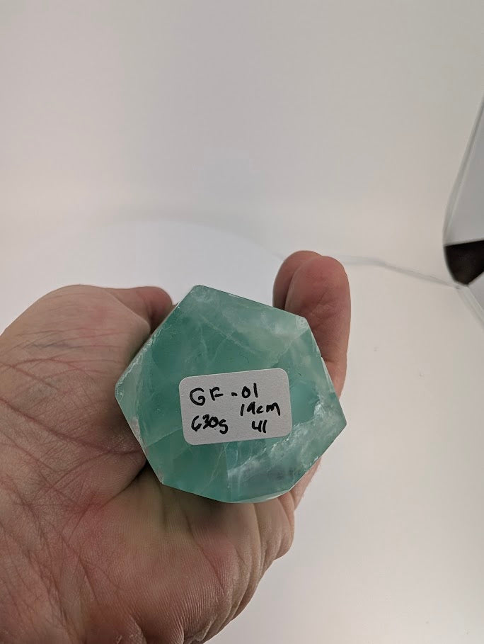Label for Green Fluorite Tower