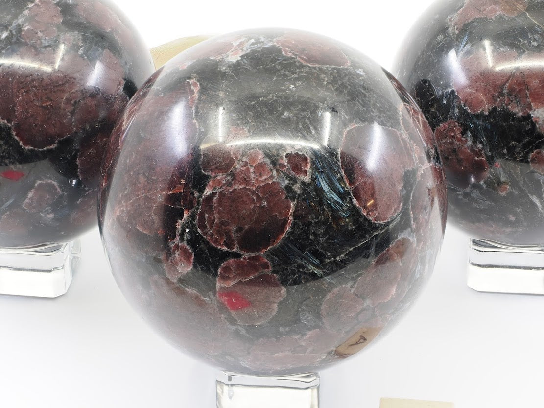 Almandine Garnet in Biotite Matrix Spheres