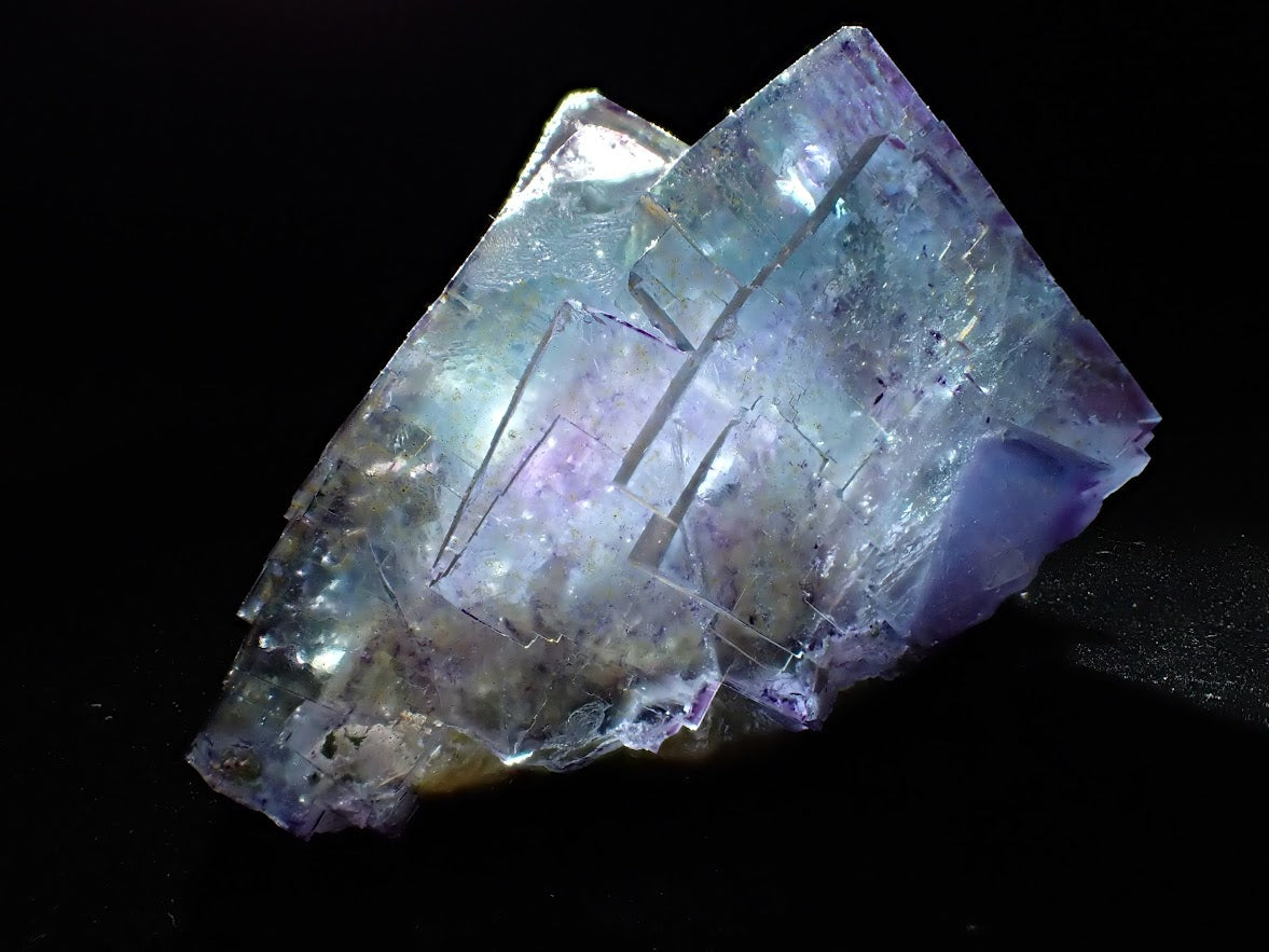 Multi-Colored “Open Window” Fluorite from Yaogangxian (2″ × 2″ × 2″, 168g)